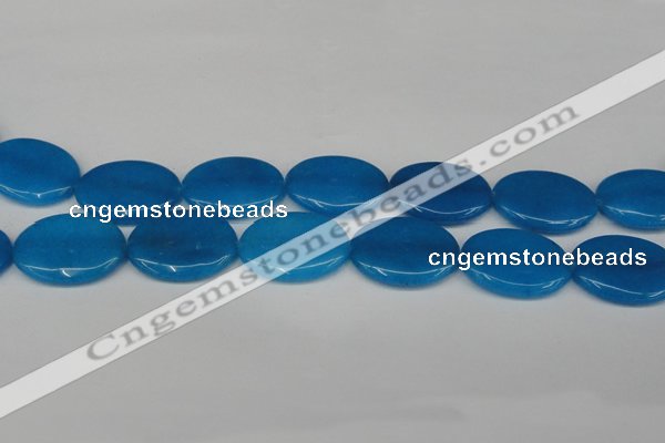 CCN3994 15.5 inches 30*40mm oval candy jade beads wholesale