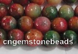 CCN4002 15 inches 8mm faceted round candy jade beads wholesale