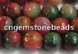 CCN4003 15 inches 10mm faceted round candy jade beads wholesale