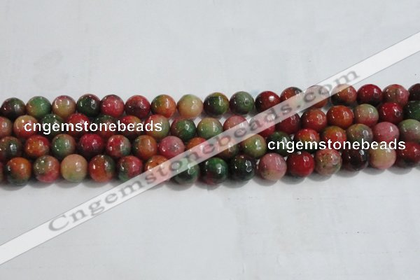 CCN4003 15 inches 10mm faceted round candy jade beads wholesale