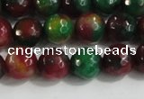 CCN4011 15 inches 8mm faceted round candy jade beads wholesale