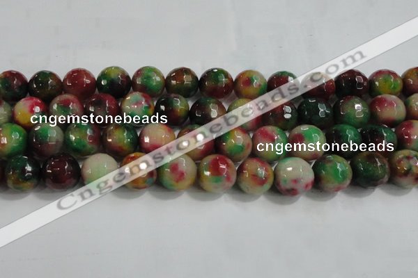 CCN4015 15 inches 16mm faceted round candy jade beads wholesale