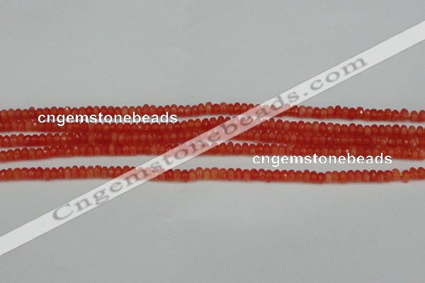 CCN4101 15.5 inches 2*4mm faceted rondelle candy jade beads