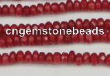 CCN4103 15.5 inches 2*4mm faceted rondelle candy jade beads