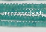 CCN4106 15.5 inches 2*4mm faceted rondelle candy jade beads