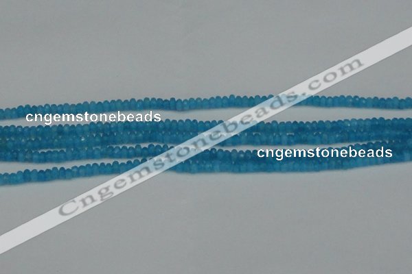 CCN4107 15.5 inches 2*4mm faceted rondelle candy jade beads