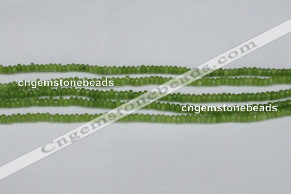 CCN4108 15.5 inches 2*4mm faceted rondelle candy jade beads