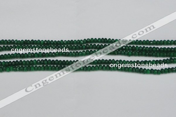 CCN4110 15.5 inches 2*4mm faceted rondelle candy jade beads