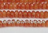 CCN4121 15.5 inches 4*6mm faceted rondelle candy jade beads