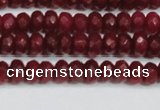 CCN4128 15.5 inches 4*6mm faceted rondelle candy jade beads