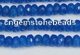 CCN4135 15.5 inches 4*6mm faceted rondelle candy jade beads