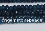 CCN4136 15.5 inches 4*6mm faceted rondelle candy jade beads