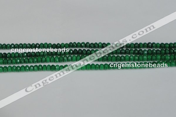 CCN4141 15.5 inches 4*6mm faceted rondelle candy jade beads