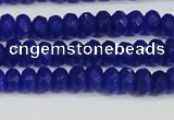 CCN4142 15.5 inches 4*6mm faceted rondelle candy jade beads