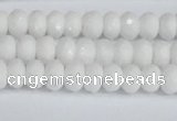 CCN4150 15.5 inches 5*8mm faceted rondelle candy jade beads