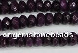 CCN4164 15.5 inches 5*8mm faceted rondelle candy jade beads