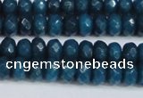 CCN4167 15.5 inches 5*8mm faceted rondelle candy jade beads