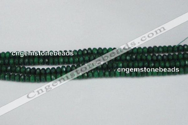 CCN4170 15.5 inches 5*8mm faceted rondelle candy jade beads