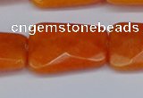 CCN4251 15.5 inches 18*25mm faceted trapezoid candy jade beads