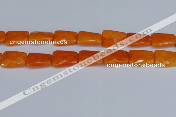 CCN4251 15.5 inches 18*25mm faceted trapezoid candy jade beads