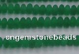 CCN4503 15.5 inches 3*5mm rondelle matte candy jade beads