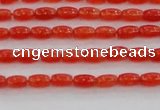 CCN4512 15.5 inches 3*5mm rice candy jade beads wholesale