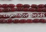 CCN4513 15.5 inches 3*5mm rice candy jade beads wholesale