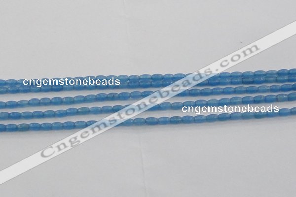 CCN4514 15.5 inches 3*5mm rice candy jade beads wholesale