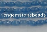 CCN4521 15.5 inches 4*6mm rice candy jade beads wholesale