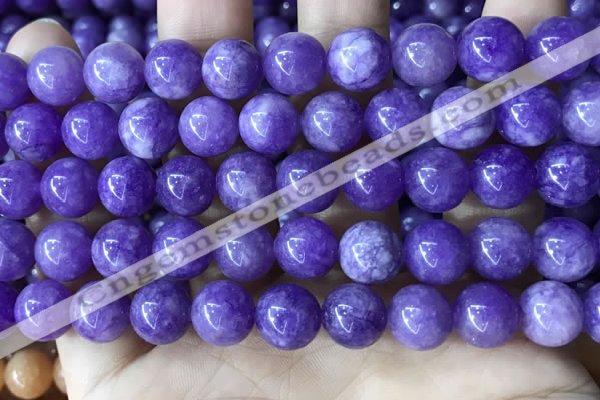 CCN5006 15.5 inches 8mm & 10mm round candy jade beads wholesale