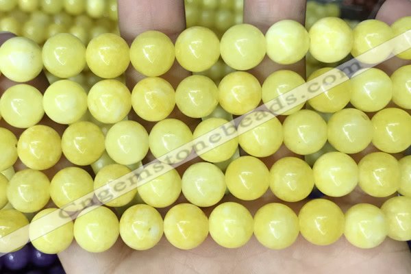 CCN5010 15.5 inches 8mm & 10mm round candy jade beads wholesale