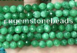 CCN5054 15.5 inches 8mm & 10mm faceted round candy jade beads