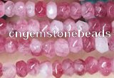 CCN5105 15 inches 3*4mm faceted rondelle candy jade beads