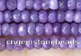 CCN5110 15 inches 3*4mm faceted rondelle candy jade beads