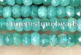 CCN5117 15 inches 3*4mm faceted rondelle candy jade beads