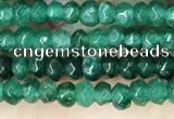 CCN5119 15 inches 3*4mm faceted rondelle candy jade beads