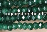 CCN5120 15 inches 3*4mm faceted rondelle candy jade beads