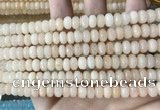 CCN5132 15 inches 5*8mm faceted rondelle candy jade beads