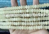 CCN5135 15 inches 5*8mm faceted rondelle candy jade beads