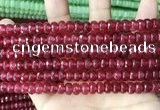 CCN5144 15 inches 5*8mm faceted rondelle candy jade beads