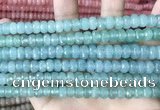 CCN5148 15 inches 5*8mm faceted rondelle candy jade beads