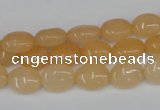 CCN515 15.5 inches 8*10mm oval candy jade beads wholesale