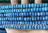 CCN5153 15 inches 5*8mm faceted rondelle candy jade beads