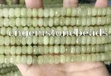 CCN5155 15 inches 5*8mm faceted rondelle candy jade beads