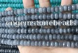 CCN5163 15 inches 5*8mm faceted rondelle candy jade beads