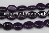 CCN519 15.5 inches 8*10mm oval candy jade beads wholesale