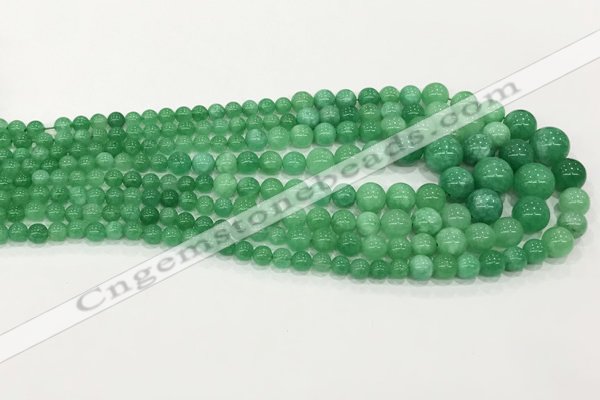 CCN5199 6mm - 14mm round candy jade graduated beads