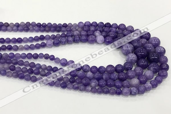 CCN5203 6mm - 14mm round candy jade graduated beads