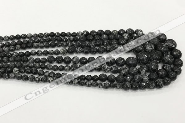 CCN5215 6mm - 14mm faceted round candy jade graduated beads