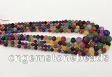 CCN5217 6mm - 14mm faceted round candy jade graduated beads